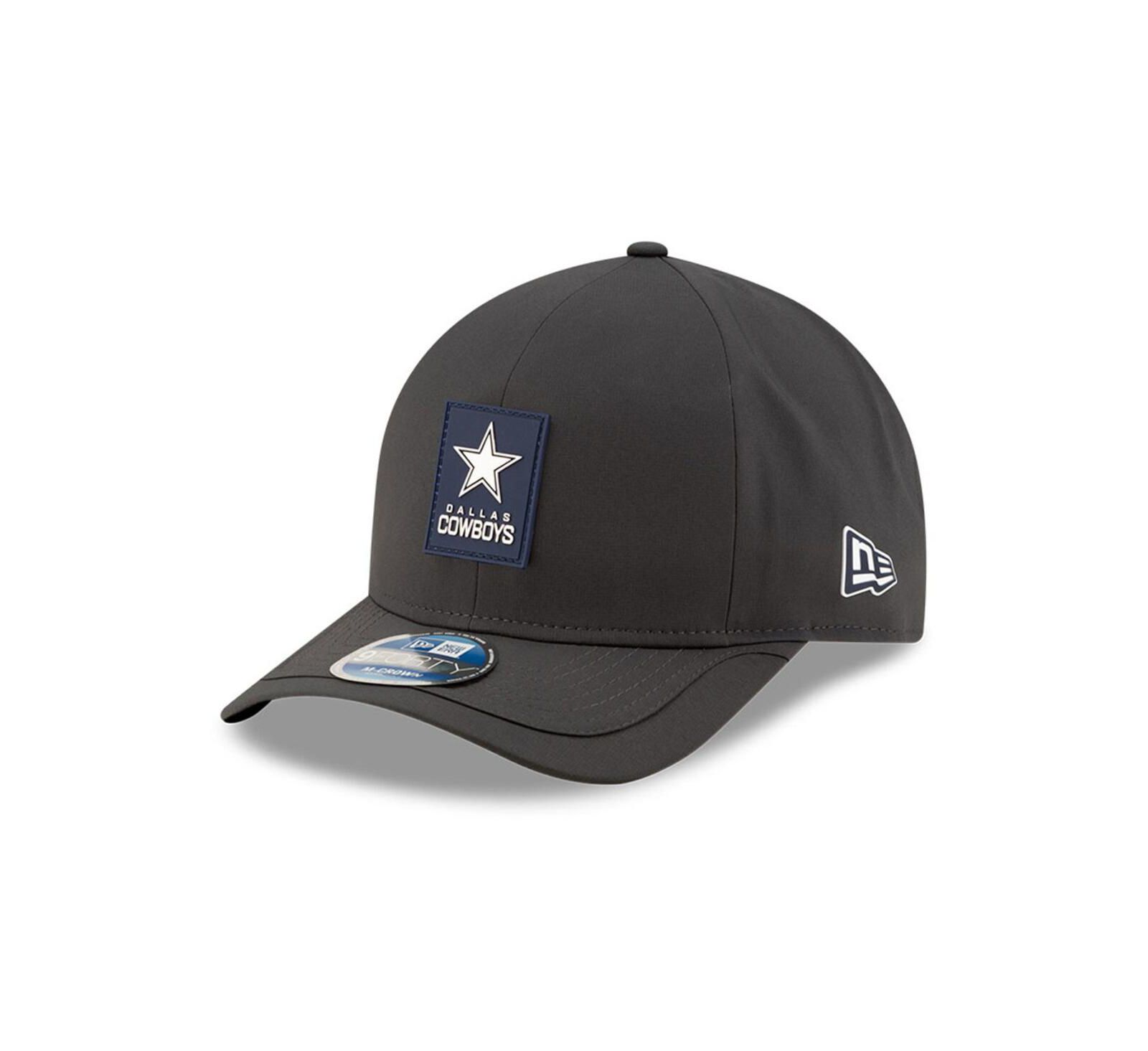 Мужская кепка New Era Charcoal Dallas Cowboys 2025 Sideline Cold Weather 9FORTY M-Crown Adjustable