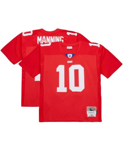 Mitchell & Ness Men's Eli Manning Red New York Giants 2004 Team Legacy Retired Player Big & Tall Jersey