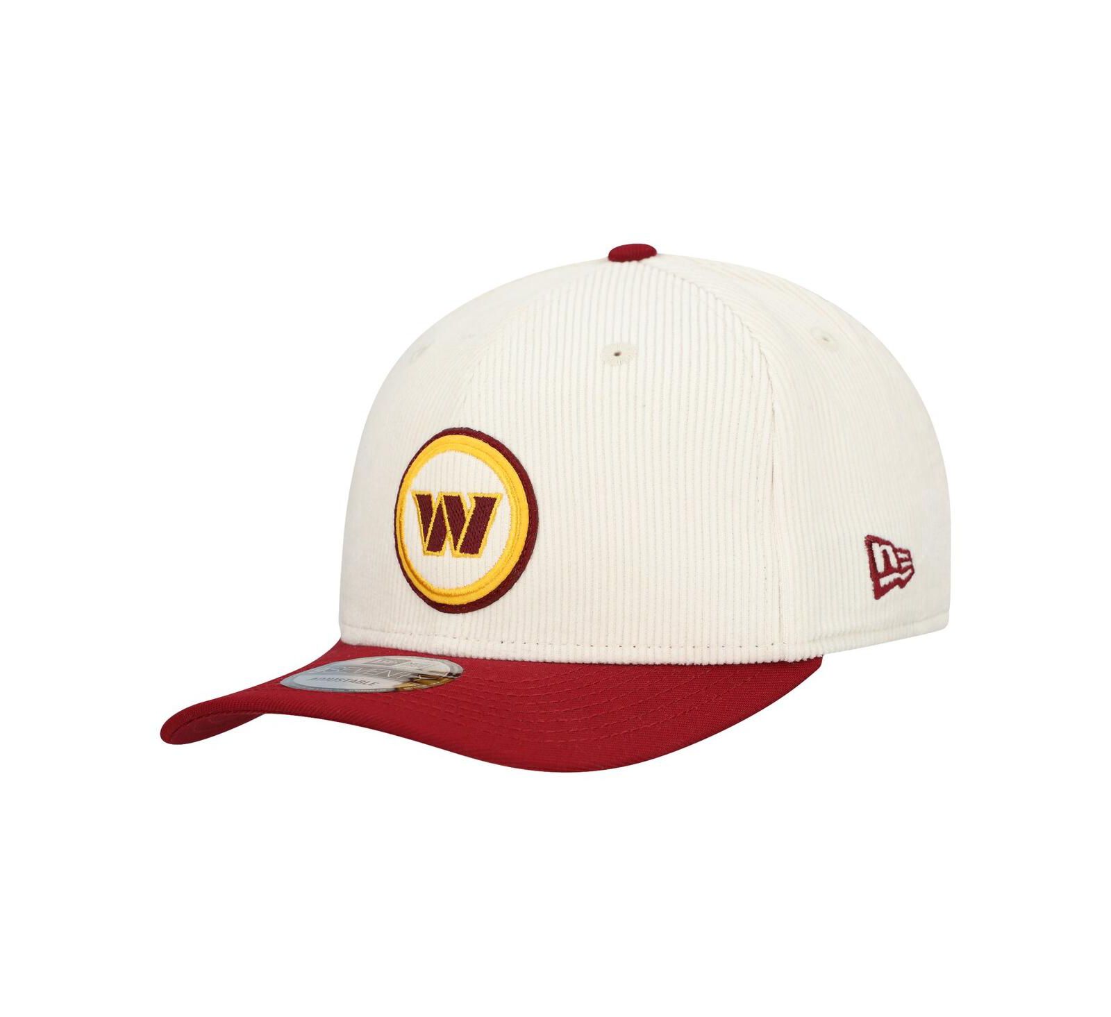 Мужская регулируемая кепка New Era Stone Washington Commanders Loyal Corduroy 9SEVENTY
