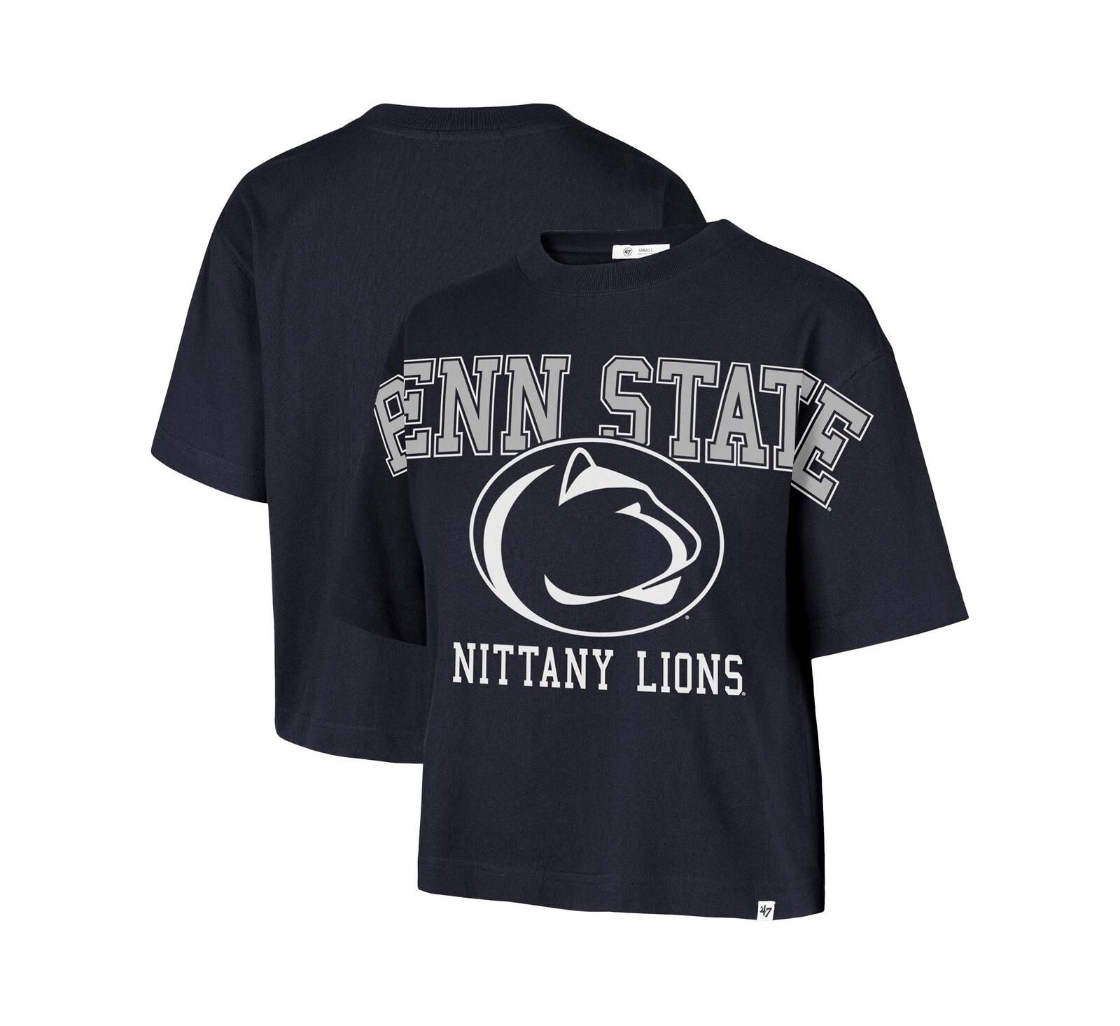 '47 Brand Женская укороченная футболка Penn State Nittany Lions