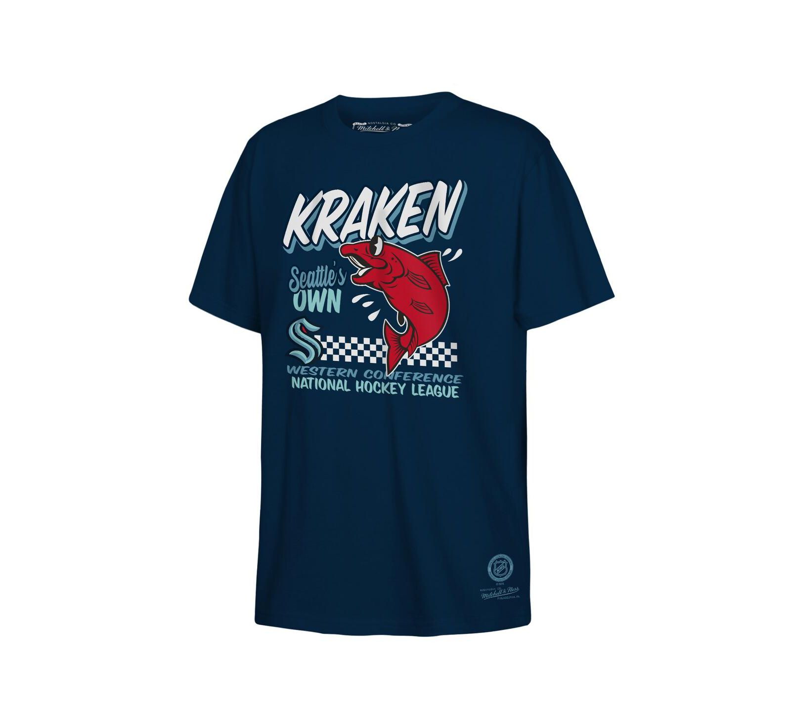 Mitchell & Ness Футболка Seattle Kraken Concession Stand для детей
