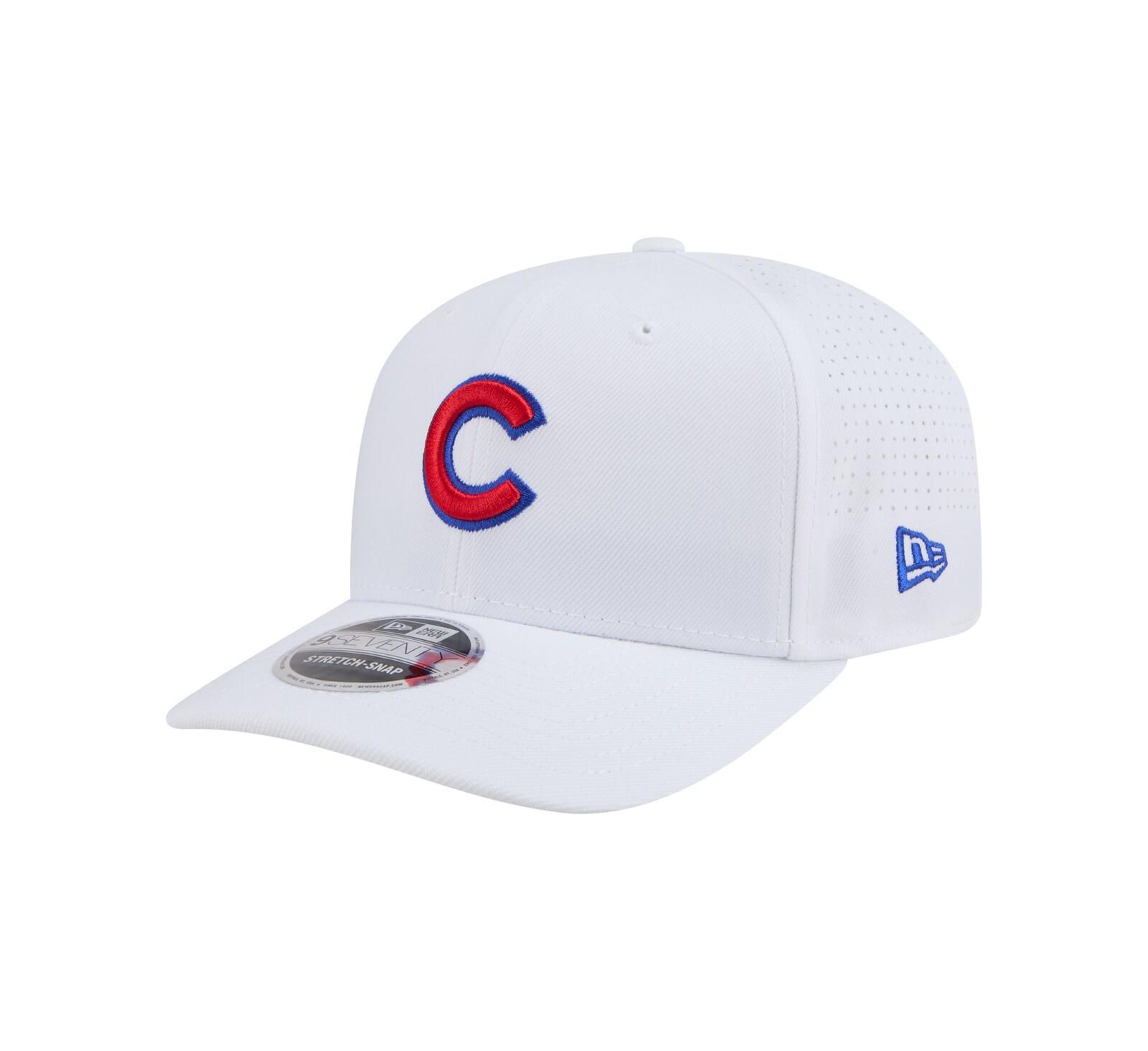 Мужская регулируемая кепка New Era Chicago Cubs White