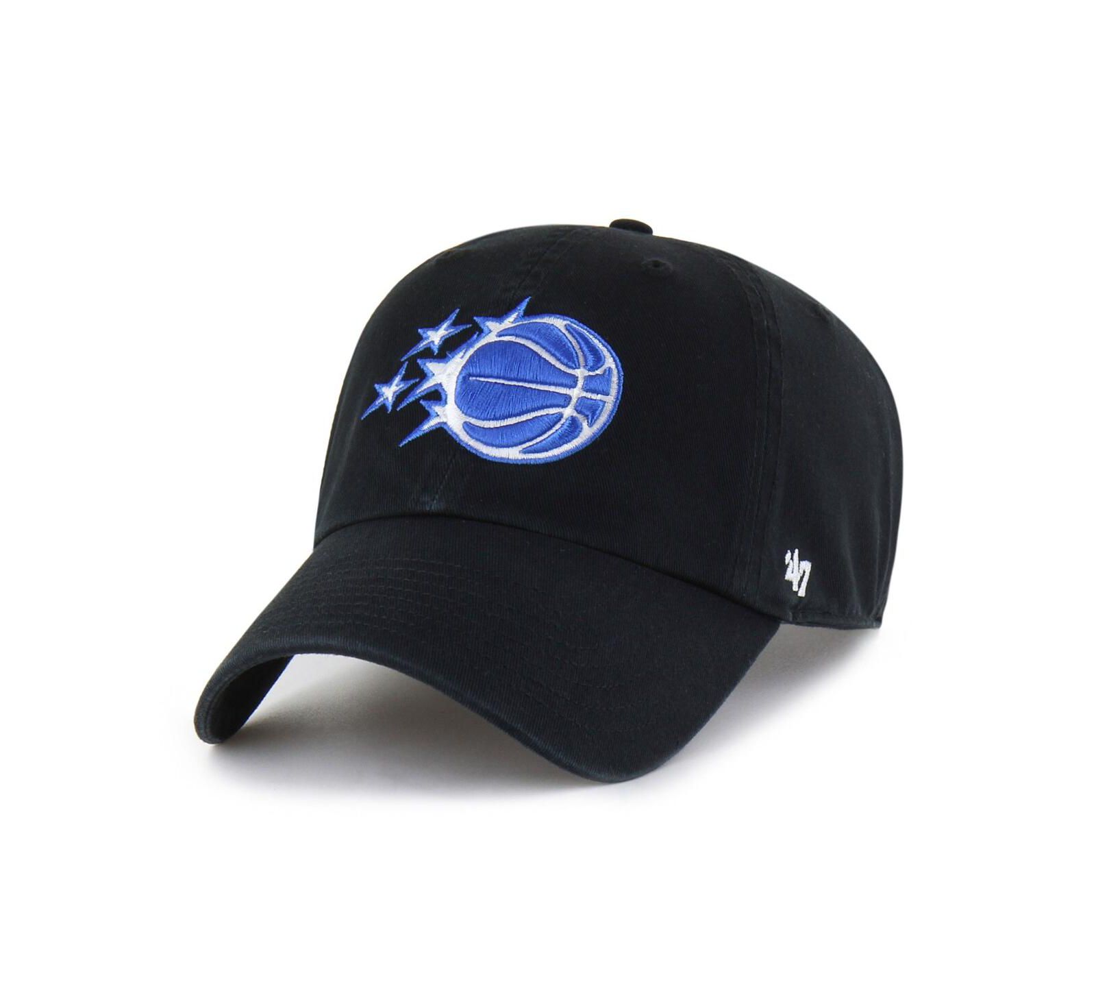 '47 Brand Мужская кепка '47 Brand Black Orlando Magic Core Logo Clean Up Adjustable