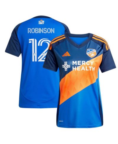 Женская реплика джерси adidas FC Cincinnati 2025 Legacy Kit, цвет Blue/Orange