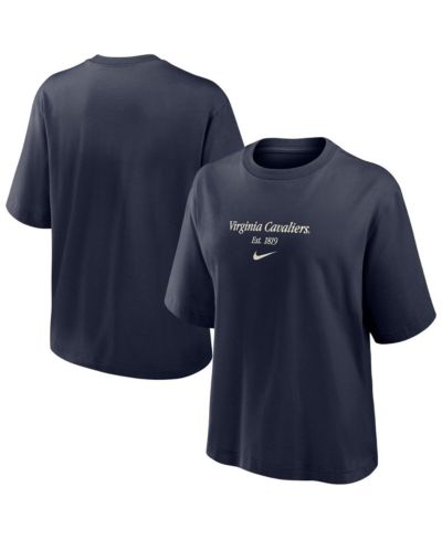 Женская футболка Nike Navy Virginia Cavaliers Boxy