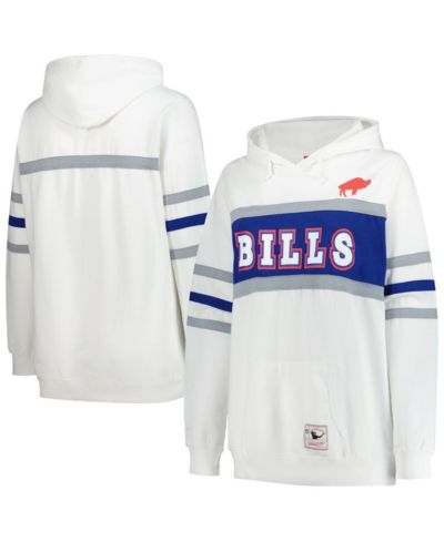 Женское худи Mitchell & Ness Buffalo Bills Plus Size, белое