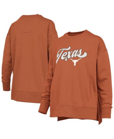 Pressbox Женский свитшот Texas Longhorns Bonanza Chenille Harper Script