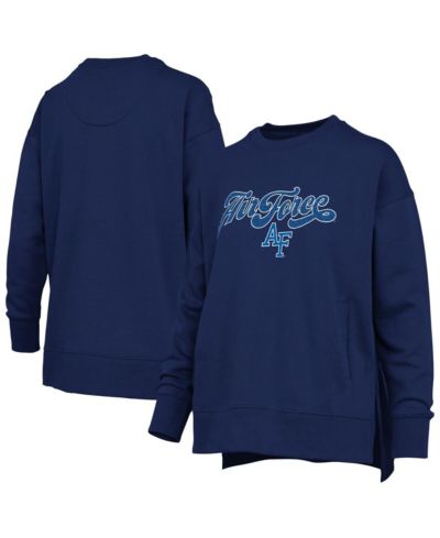 Pressbox Women's Royal Air Force Falcons Bonanza Chenille Harper Script Sweatshirt