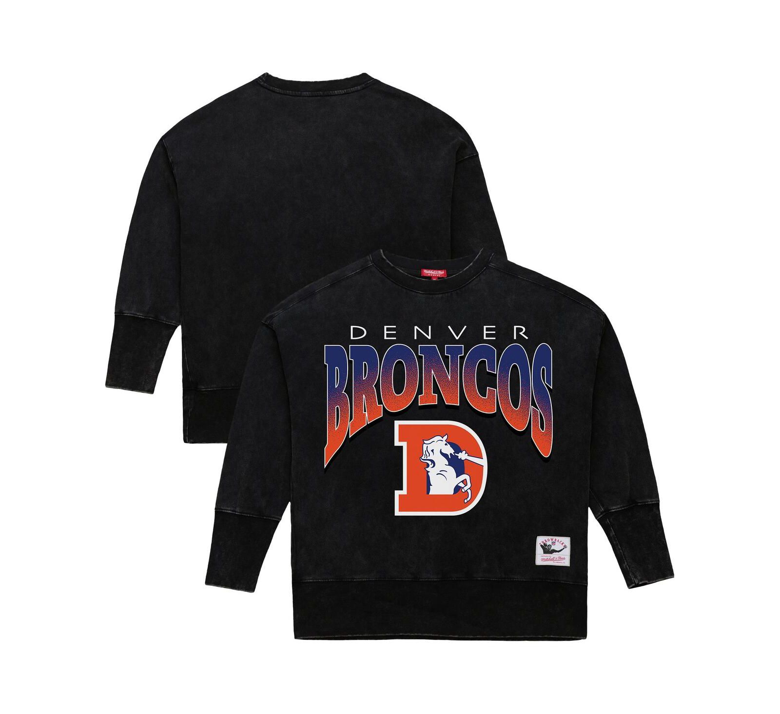 Женская свитшот Mitchell & Ness Black Denver Broncos