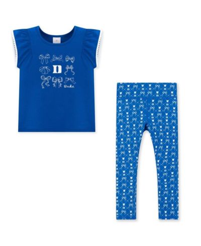 Детский набор ZooZatz Royal Duke Blue Devils 2-Piece Bow Legging и T-Shirt