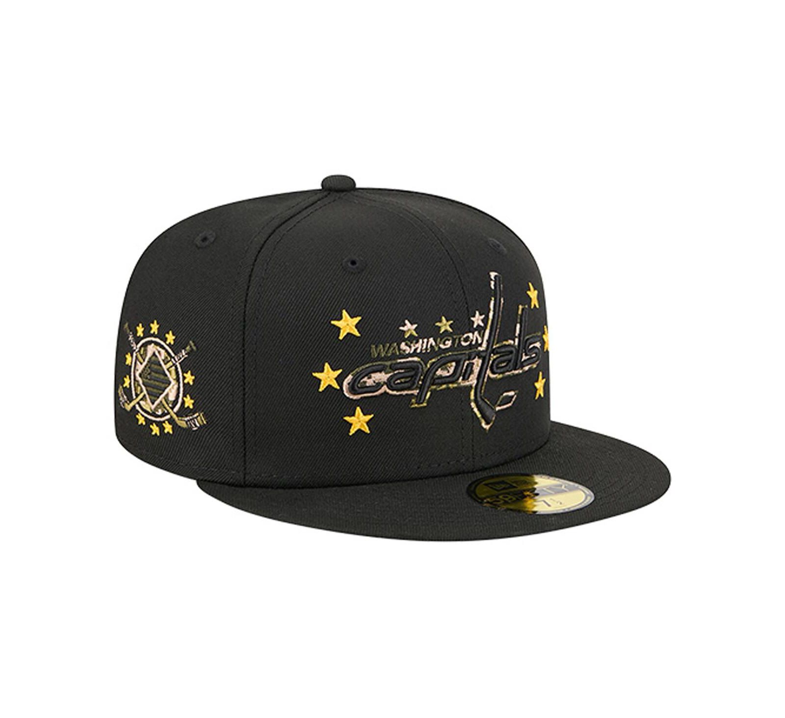 Мужская кепка New Era Washington Capitals Military Appreciation Digital Camo Stars 59FIFTY Fitted