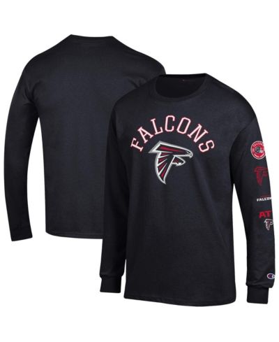 Champion мужская черная футболка с длинным рукавом и логотипом Atlanta Falcons
