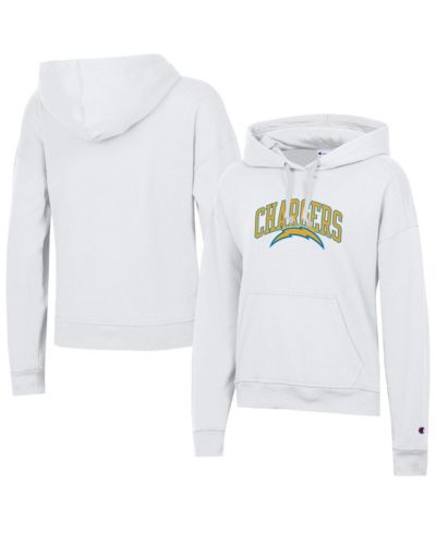 Женское худи Champion White Los Angeles Chargers Power Blend