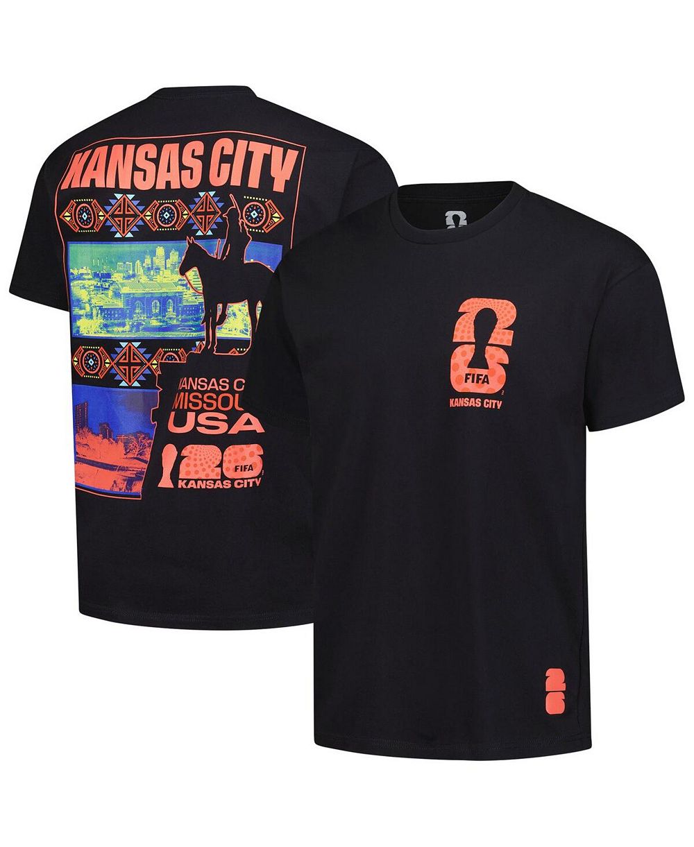 Outerstuff Мужская оверсайз футболка 2026 FIFA World Cup Kansas City Host City
