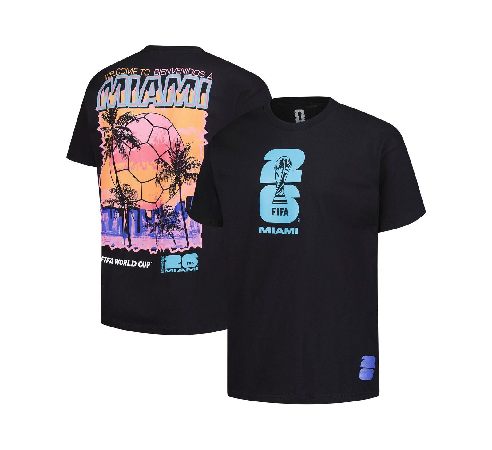 Outerstuff Men's Black 2026 FIFA World Cup Miami Host City Local Oversized T-Shirt