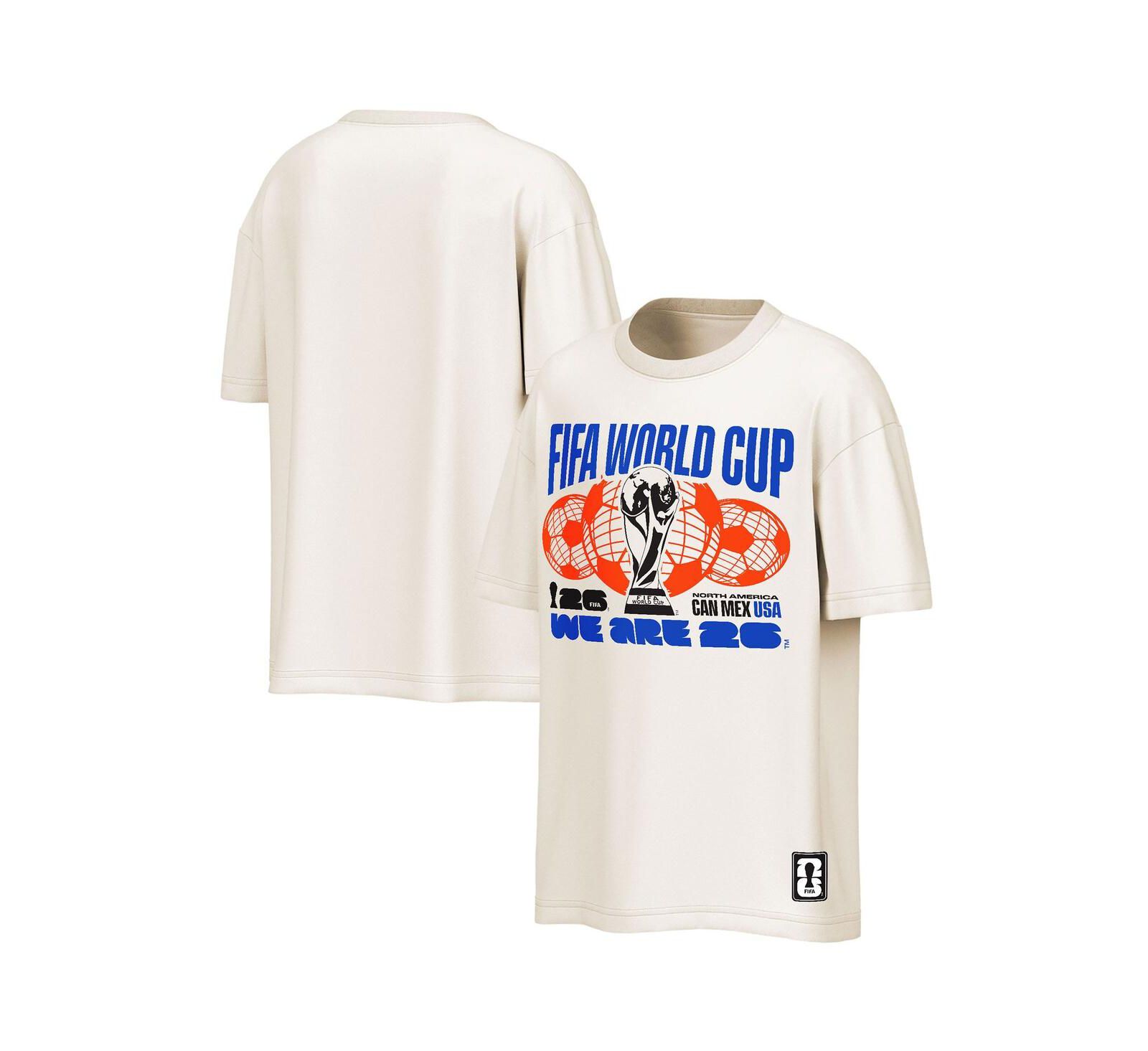 Outerstuff Men's Natural 2026 FIFA World Cup Oversized Fashion T-Shirt