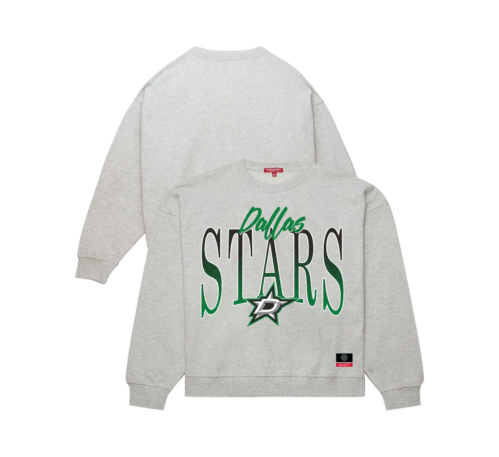 Mitchell & Ness Женский свитшот Dallas Stars Hockey Night Heather Gray