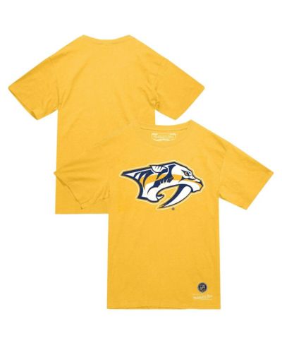 Мужская футболка Mitchell & Ness Gold Nashville Predators Heritage