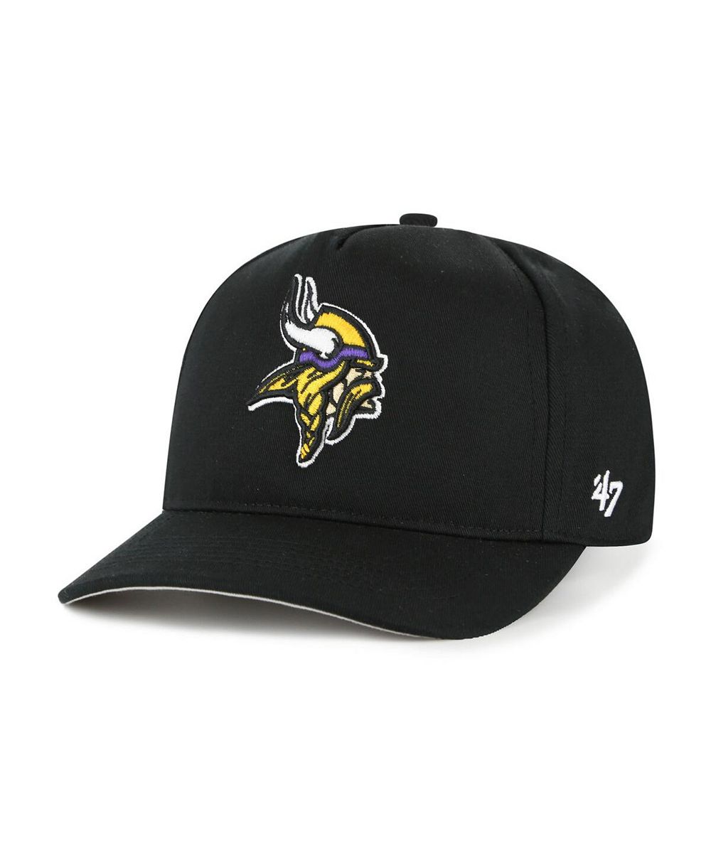 '47 Brand Мужская черная регулируемая кепка Minnesota Vikings