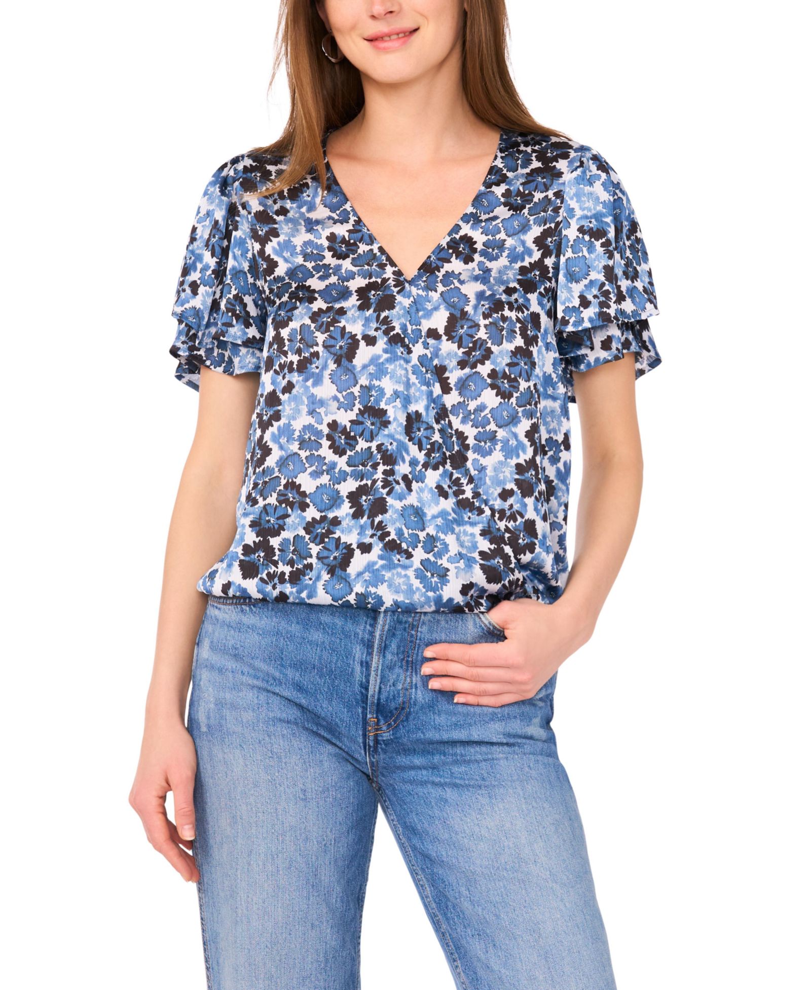 Vince Camuto Women's Short Sleeve Top
