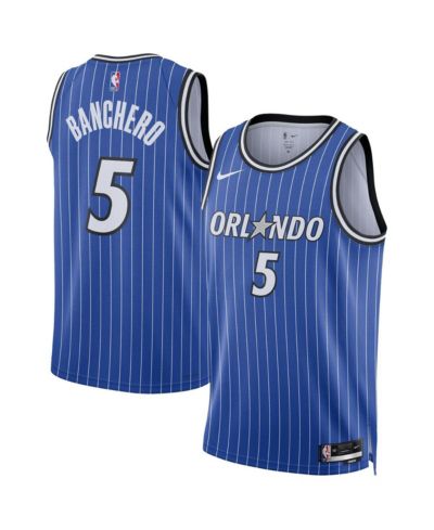 Nike Мужской и Женский джерси Paolo Banchero Orlando Magic Player Icon Edition Blue