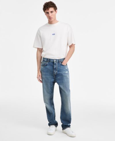 Hugo by Hugo Boss Мужские джинсы Nate Regular-Fit Distressed
