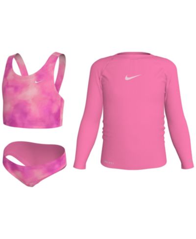 Nike Детский купальный комплект Hydroguard из 3 предметов с длинным рукавом