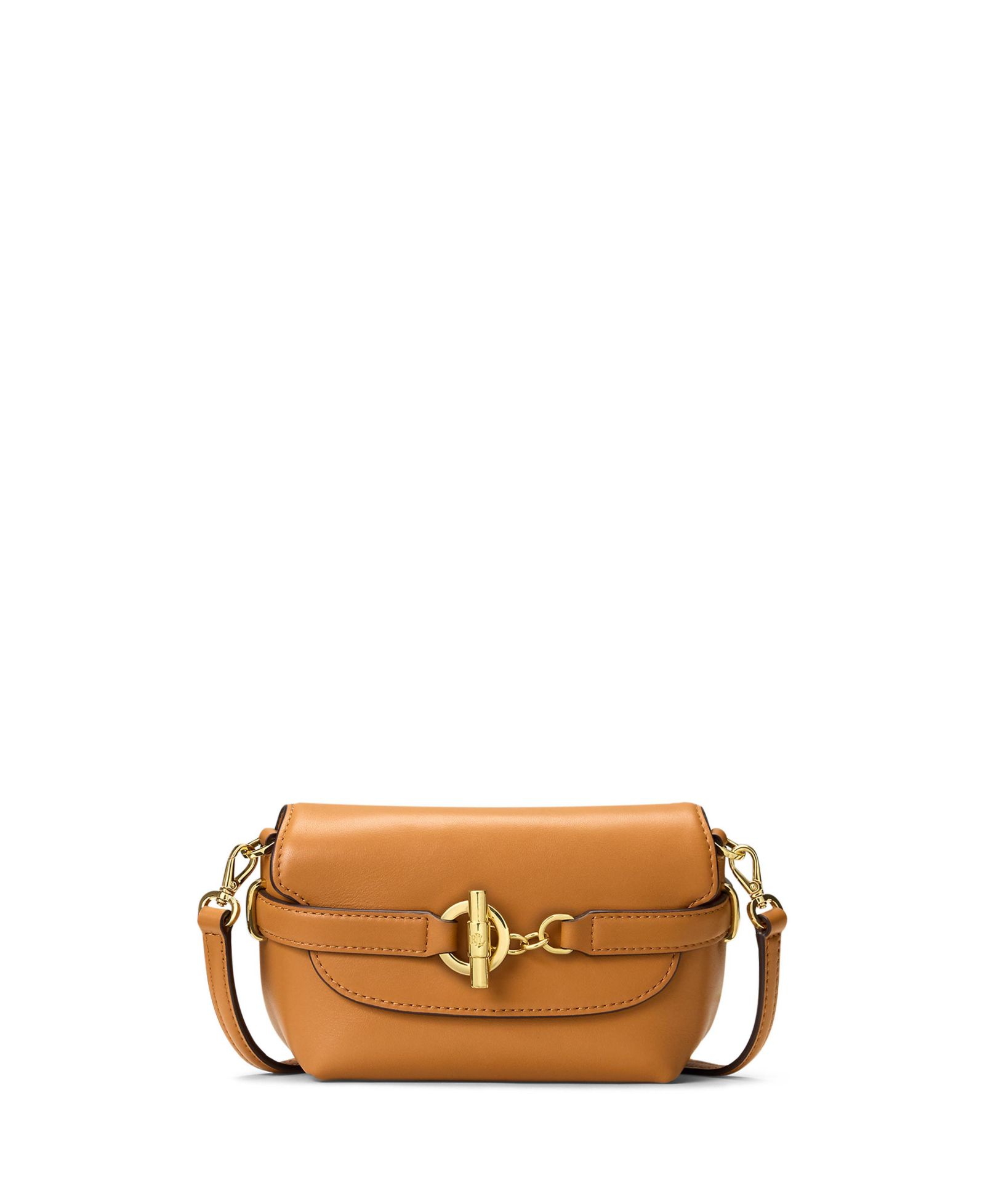 Lauren Ralph Lauren Blaike Leather Leather Mini Crossbody Bag