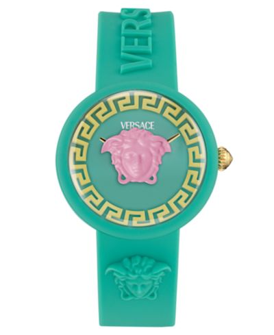 Детские часы Versace Medusa Pop Teal Silicone Strap 32mm