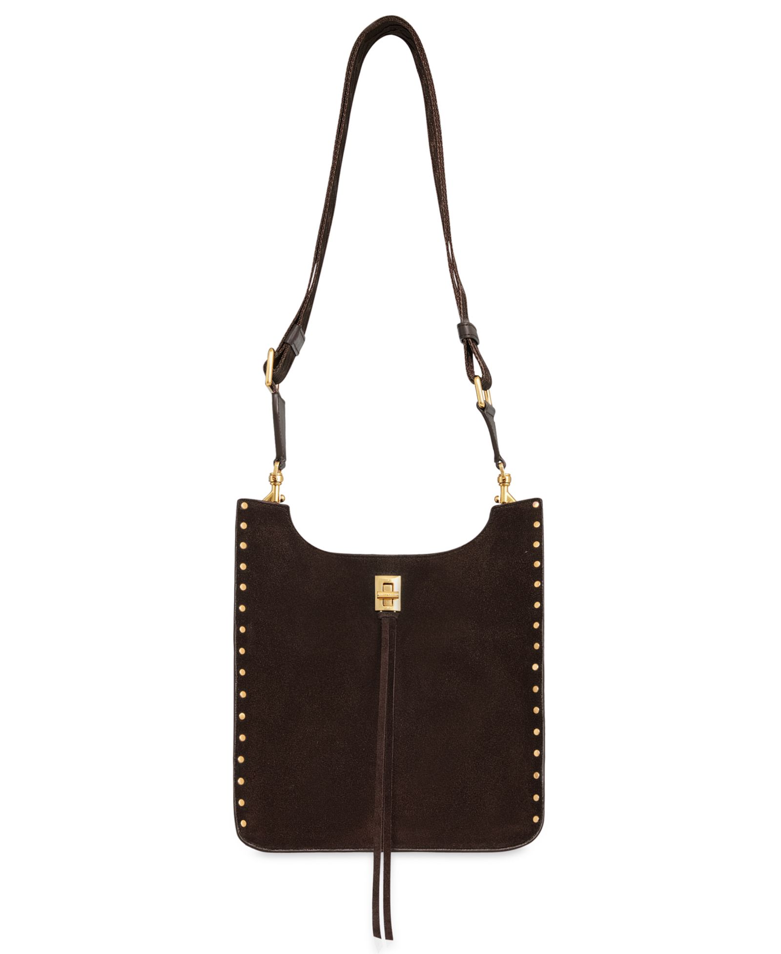 Rebecca Minkoff Darren Medium Suede Feed Crossbody Bag