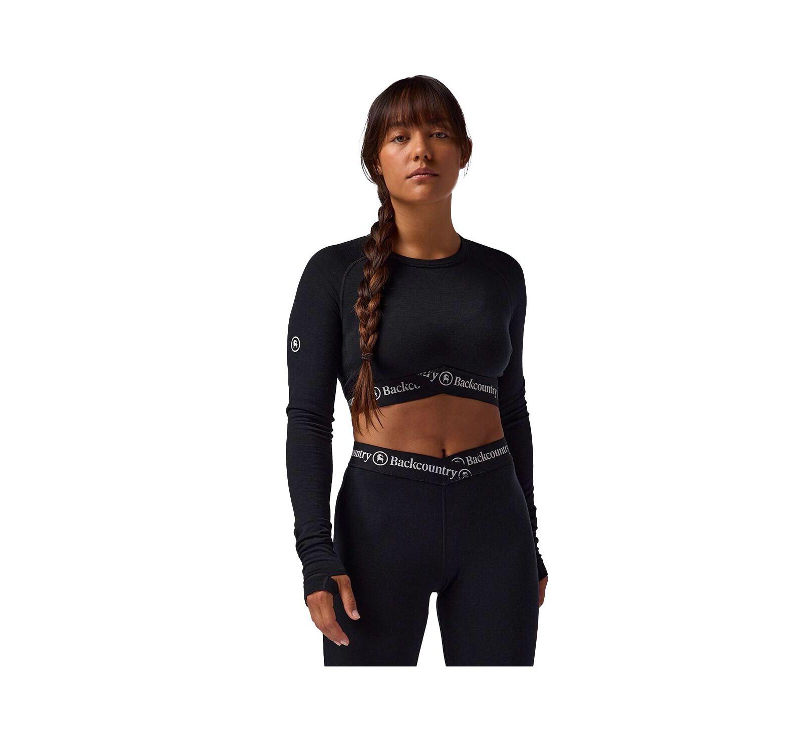 Женский топ Backcountry Cedars RWS Merino Lt-Wt Baselayer Cropped Crew