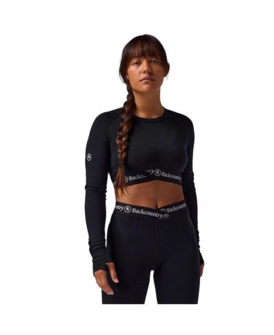 Женский топ Backcountry Cedars RWS Merino Lt-Wt Baselayer Cropped Crew