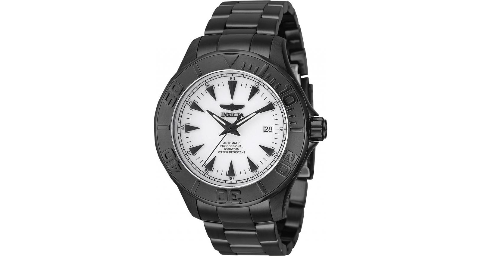 Мужские часы Invicta 7113 Signature Automatic 3 Hand White Dial