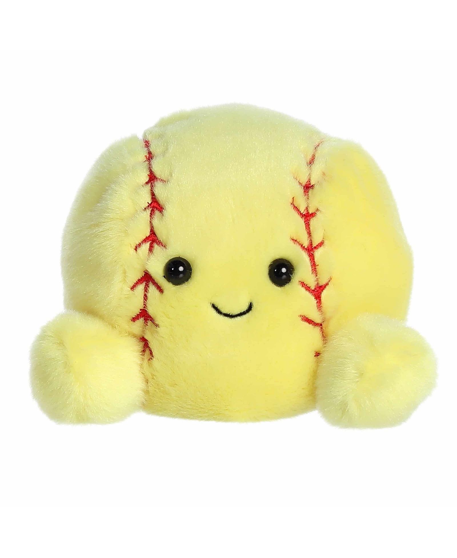 Мягкая плюшевая игрушка Aurora Mini Shortstop Soft Ball Palm Pals Yellow 5"
