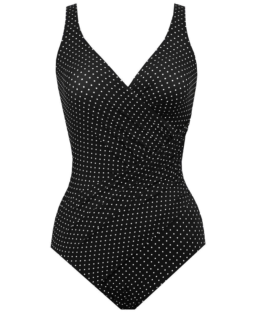 Miraclesuit Пляжный купальник Plus Size Pin Point Oceanus One Piece