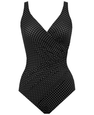 Miraclesuit Пляжный купальник Plus Size Pin Point Oceanus One Piece