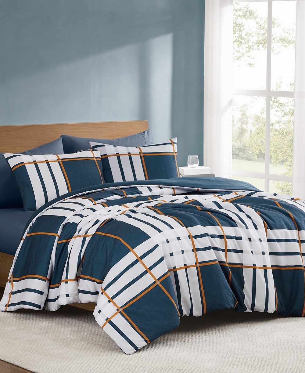 Truly Soft Henry Plaid 3-Pc. Duvet Set, Full/Queen