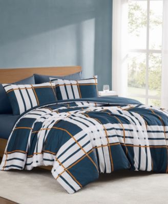 Truly Soft Henry Plaid 3-Pc. Duvet Set, King