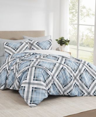 Truly Soft Lars Plaid 3-Pc. Duvet Set, Full/Queen