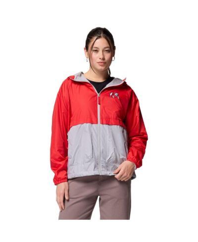 Ветровка Columbia Women's Red/Grey Georgia Bulldogs Spire Hoodie