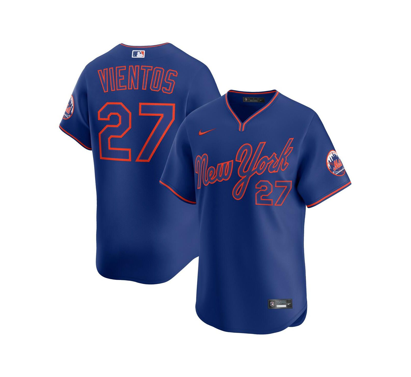 Nike Men's Mark Vientos Royal New York Mets Alternate Limited Player Jersey