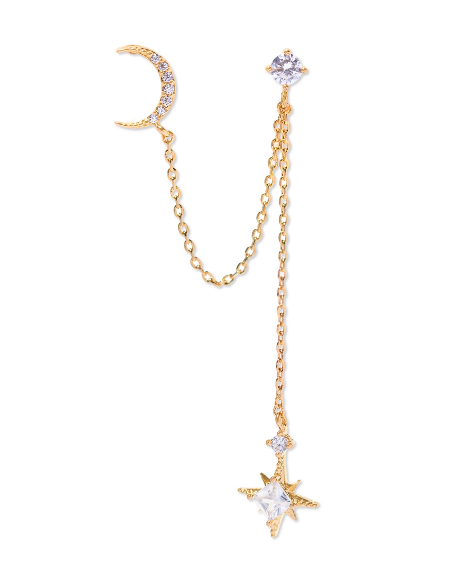 Girls Crew Crystal Stardust Double Earring