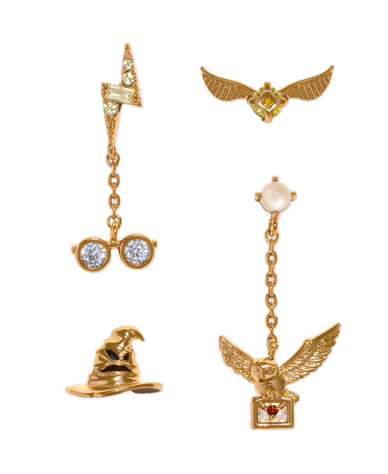 Girls Crew набор сережек Harry Potter Back to Hogwarts Crystal