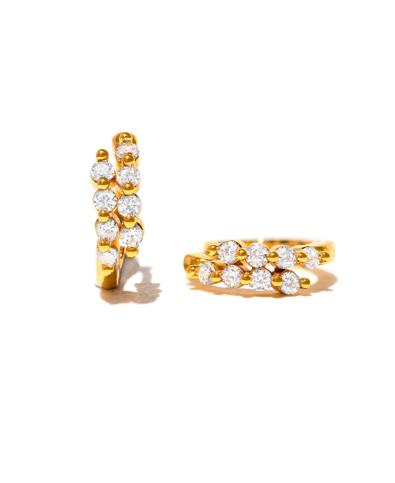 Серьги Girls Crew Crystal Mirrorball Hoops