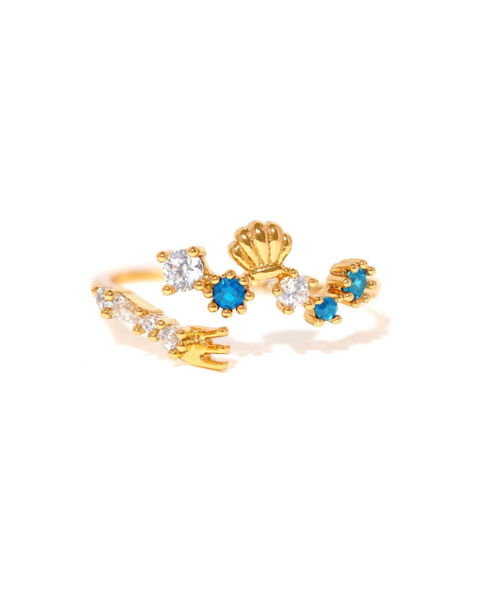 Кольцо Girls Crew Disney Princess The Little Mermaid Ariel Crystal