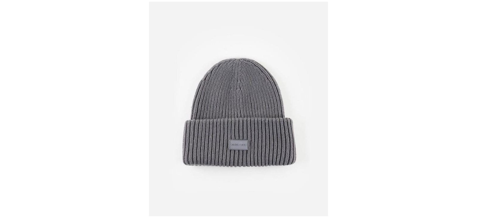 Gigi Pip Chunky Merino Wool Ribbed Beanie