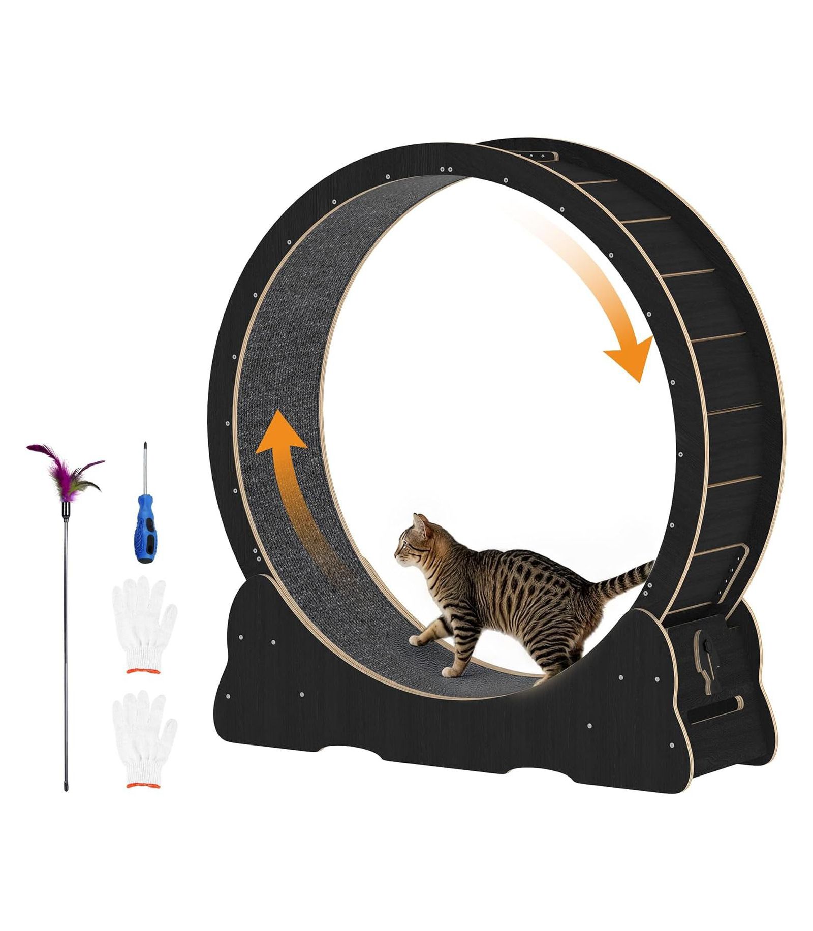 Беговое колесо AECOJOY 43.3'' для домашних кошек