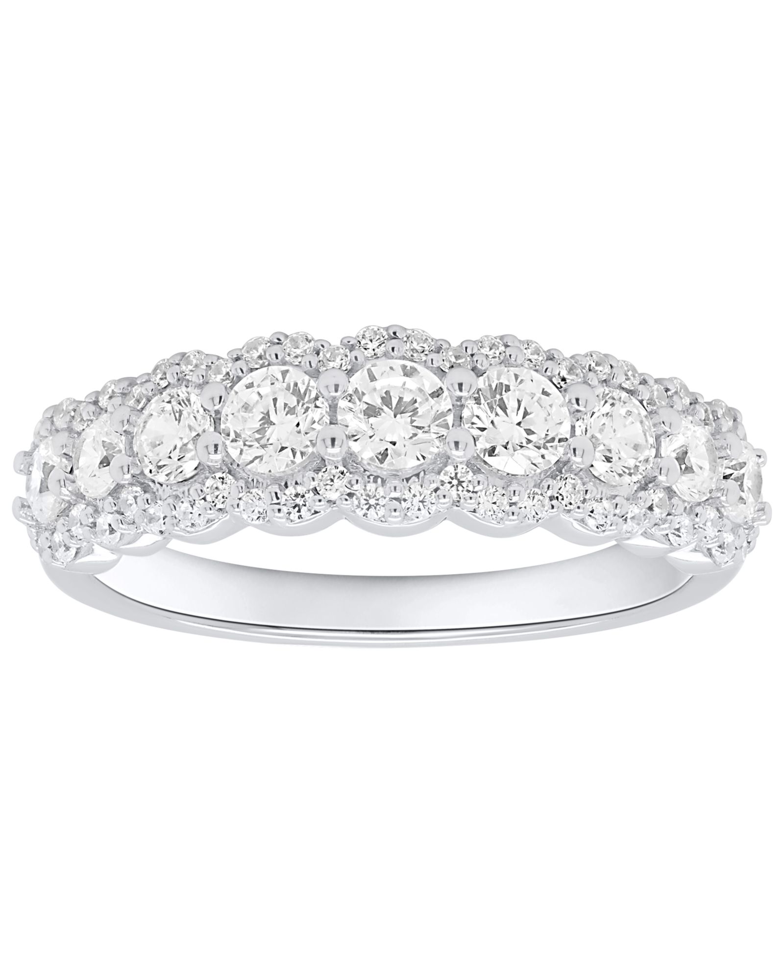 Кольцо Forever Grown Diamonds Lab-Grown Diamond (1 ct. t.w.) из стерлингового серебра или позолоченного стерлингового серебра 14k