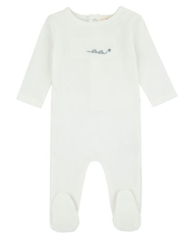 NoggiWear Baby Muslin Patch Cotton Layette Footie