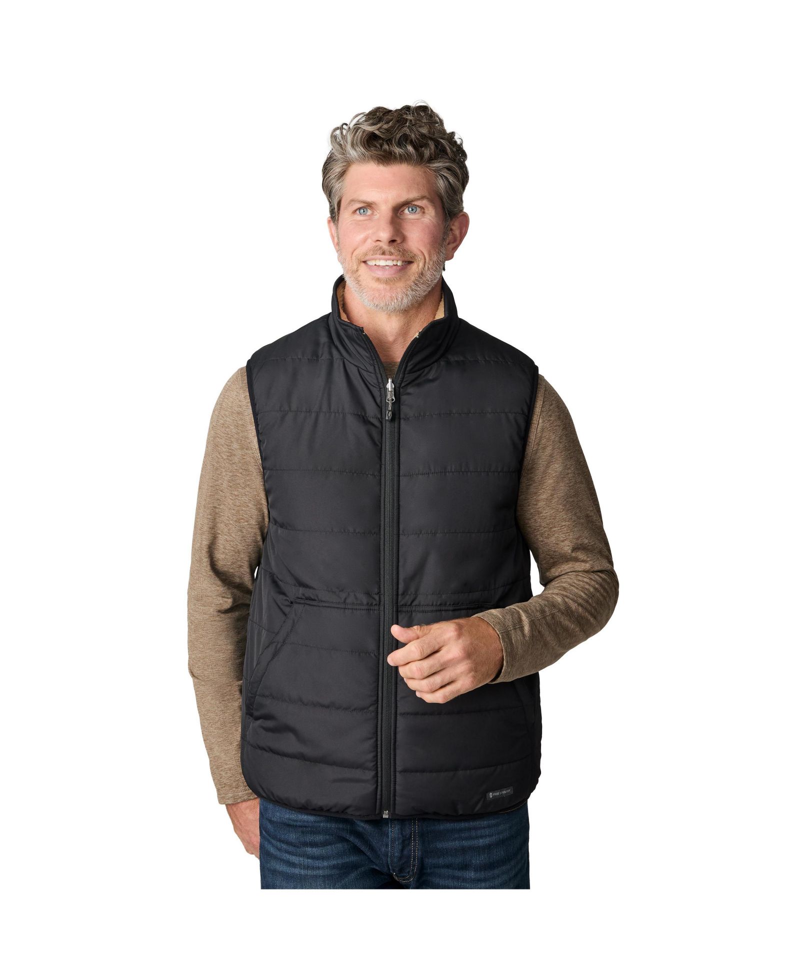 Мужская жилетка Free Country Atlas II Quilted Reversible Sherpa